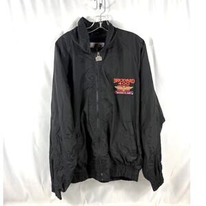 Logo Athletic XL Brickyard 400 1996 NASCAR Full Zip Jacket Vintage